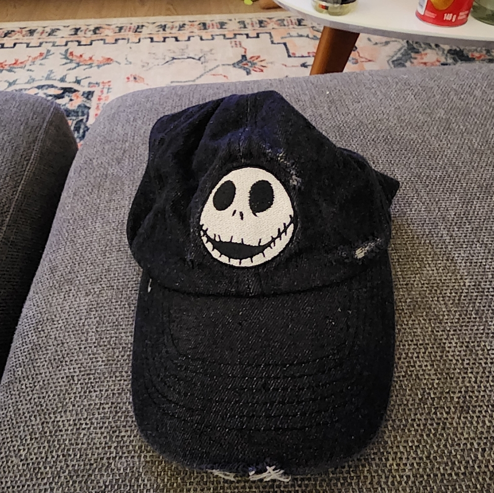 Nightmare Before Christmas distressed ballcap